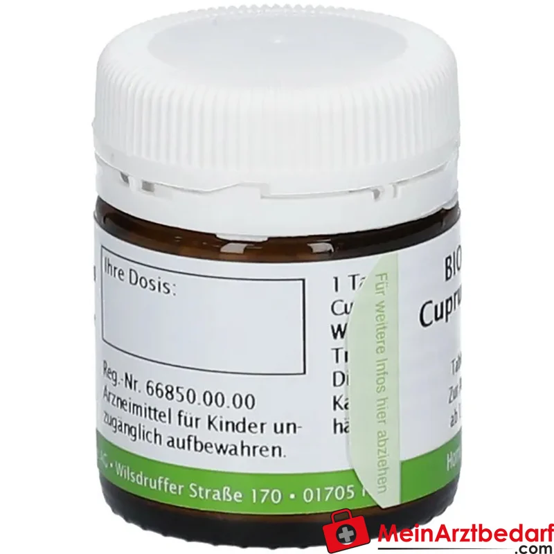 Bombastus Biochemie Cuprum arsenicosum D6 Tabletten