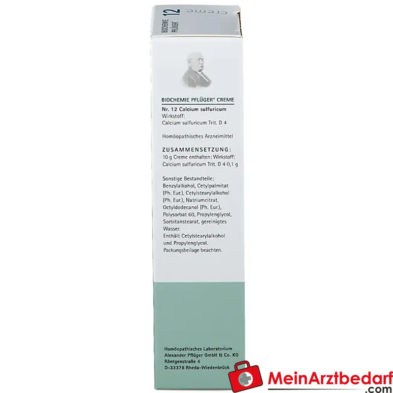 Biochemie Pflüger Nr. 12 Calcium sulfuricum D4 Creme 10 mg