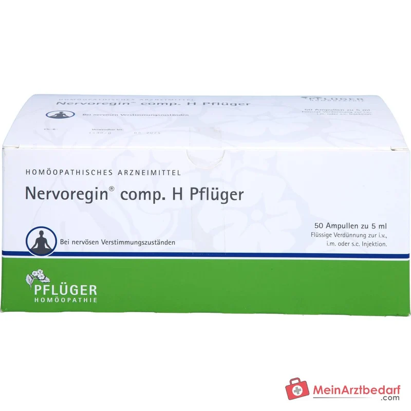 Pflüger Nervoregin comp. H Amanita muscaria / Asa foetida / Strychnos ignatii / Valeriana officinalis / Zincum isovalerianicum Ampullen, 10 St.