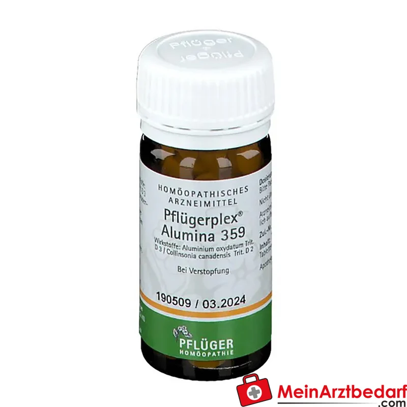 Pflüger Pflügerplex Alumina 359 Aluminium oxydatum / Collinsonia canadensis Tabletten, 100 St.