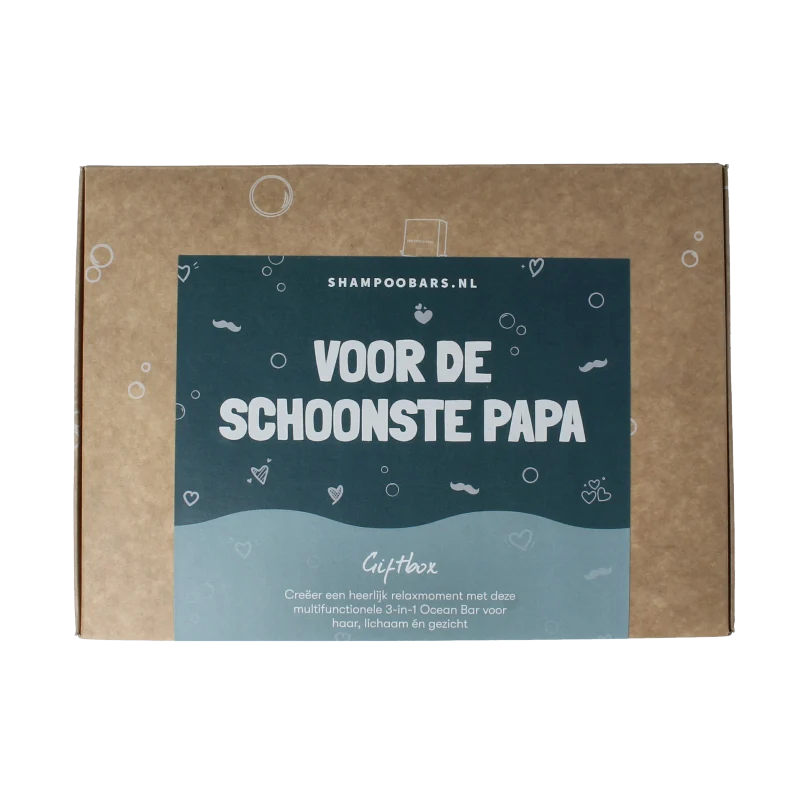 Shampoobars Giftbox voor de schoonste papa