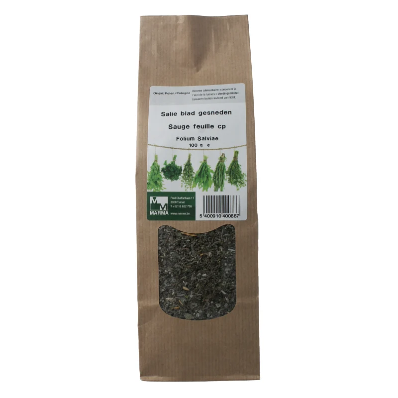 Marma Salie blad gesneden 100 gram