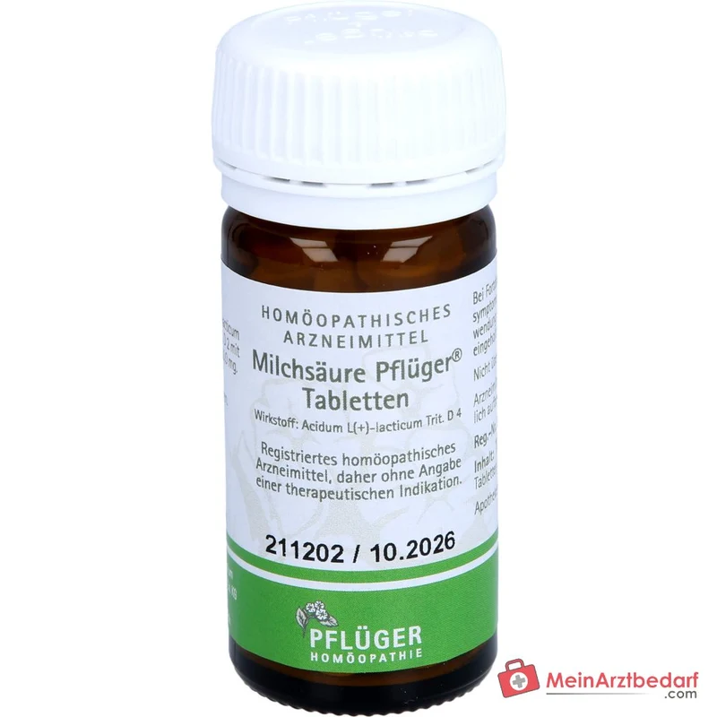 Pflüger Milchsäure Acidum L(+)-lacticum D4 Tabletten, 100 St.