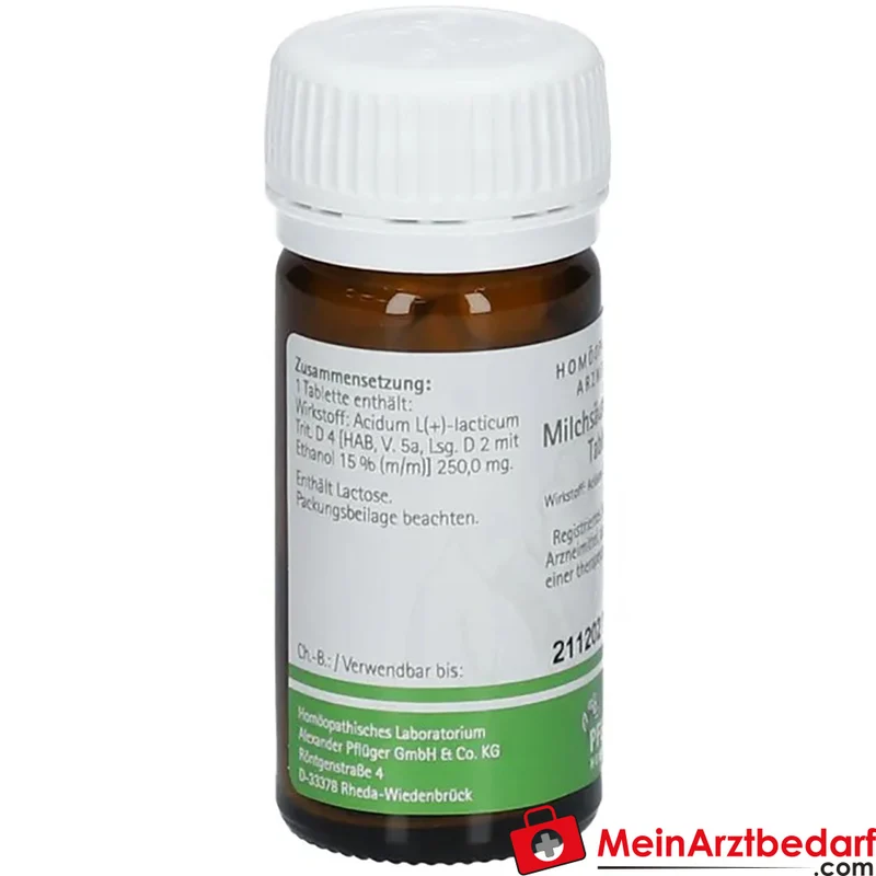 Pflüger Milchsäure Acidum L(+)-lacticum D4 Tabletten, 100 St.