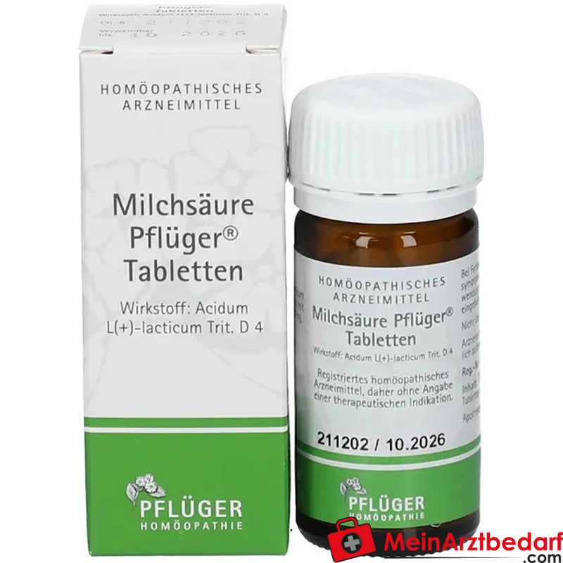 Pflüger Milchsäure Acidum L(+)-lacticum D4 Tabletten, 100 St.