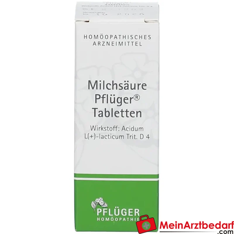 Pflüger Milchsäure Acidum L(+)-lacticum D4 Tabletten, 100 St.