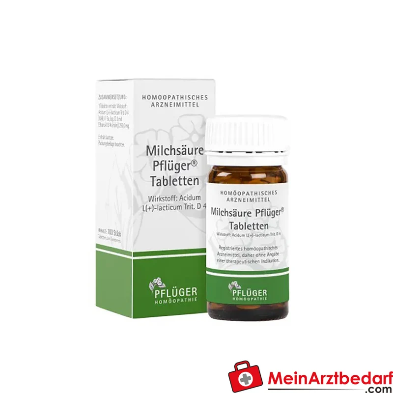 Pflüger Milchsäure Acidum L(+)-lacticum D4 Tabletten, 100 St.