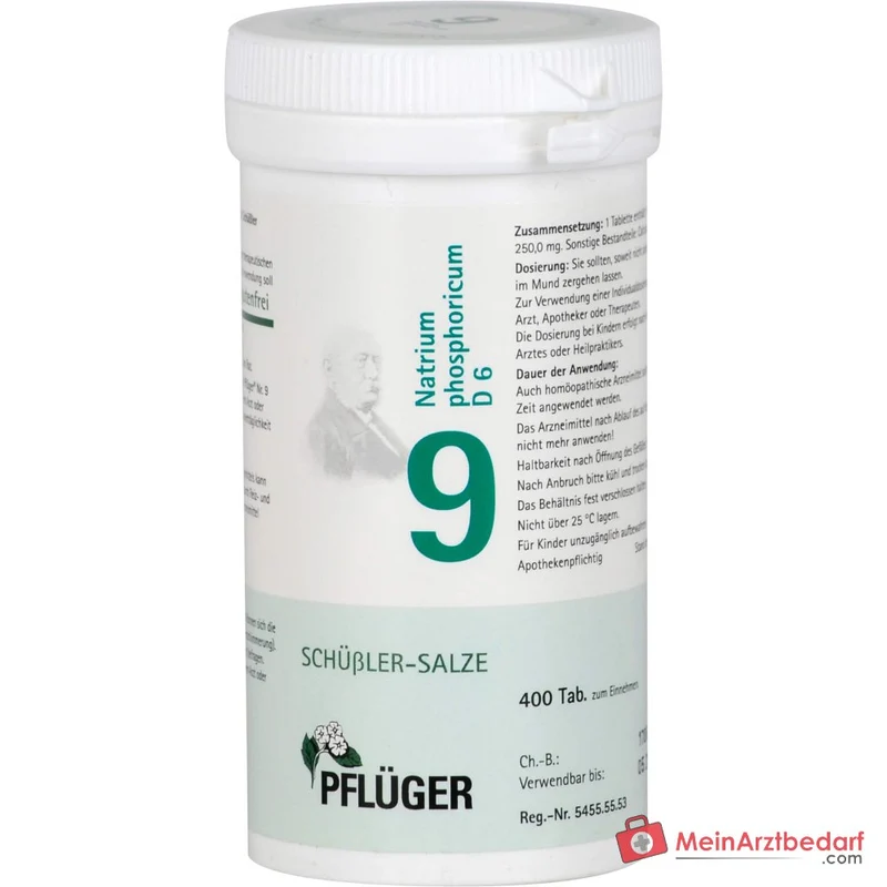Biochemie Pflüger Nr. 9 Natrium phosphoricum D6 250 mg Tabletten 100 St