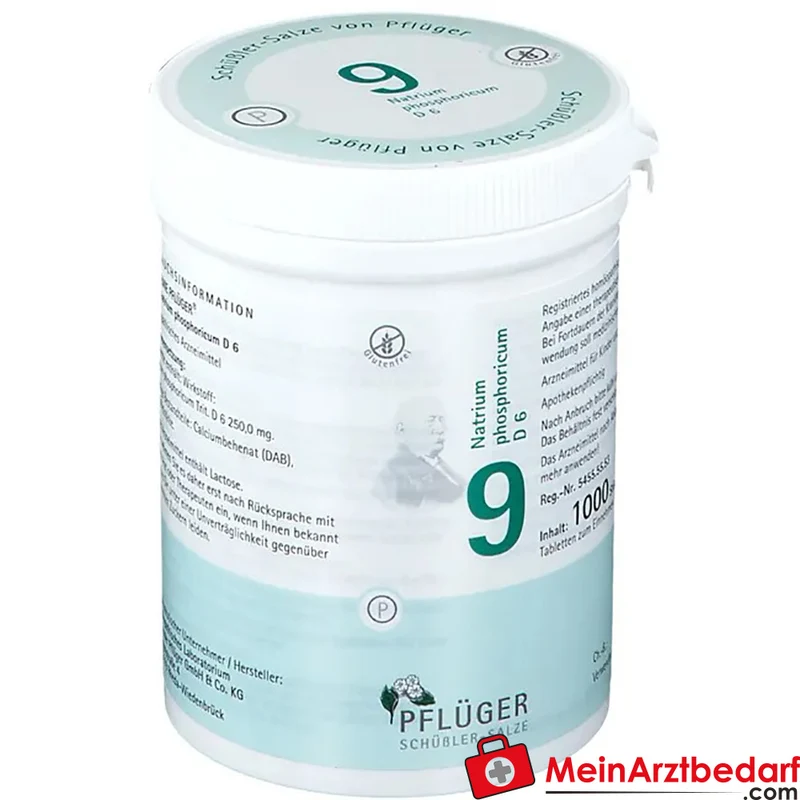 Biochemie Pflüger Nr. 9 Natrium phosphoricum D6 250 mg Tabletten 100 St