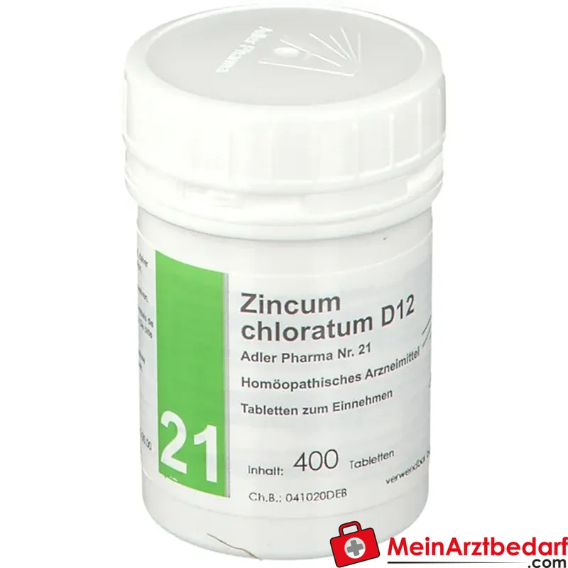 Adler Pharma Zincum chloratum D12 250 mg Tabletten