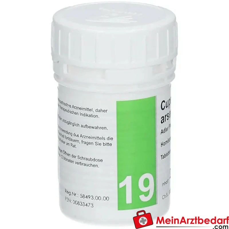 Adler Pharma Cuprum arsenicosum D12 Tabletten homöopathisches Arzneimittel Nr. 19