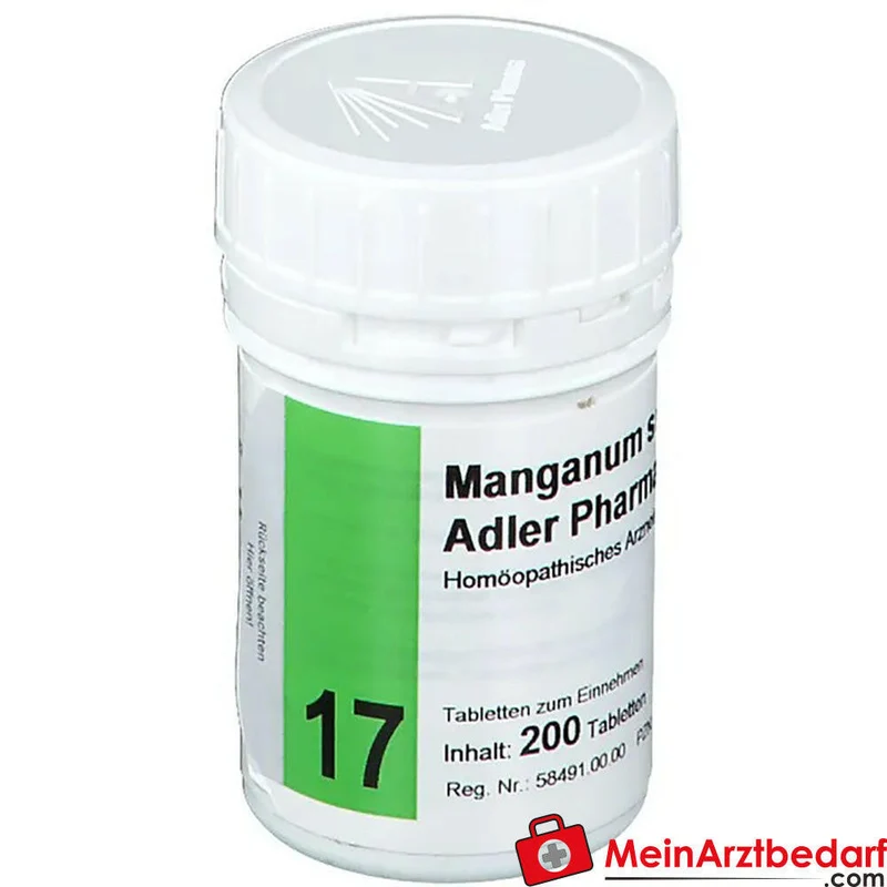 Adler Pharma Manganum sulfuricum D12 250 mg Tabletten Biochemie Nr. 17