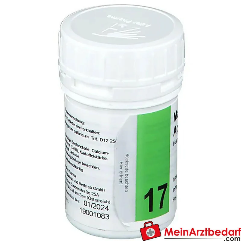Adler Pharma Manganum sulfuricum D12 250 mg Tabletten Biochemie Nr. 17