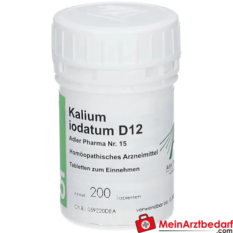 Adler Pharma Kalium iodatum D12 Tabletten 250 mg (Dr. Schüßler Nr. 15)