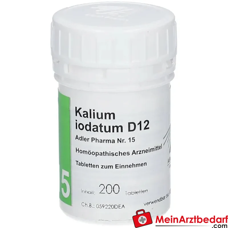 Adler Pharma Kalium iodatum D12 Tabletten 250 mg (Dr. Schüßler Nr. 15)