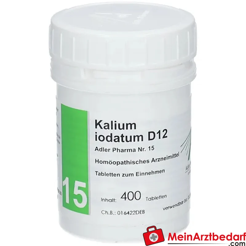 Adler Pharma Kalium iodatum D12 Tabletten 250 mg (Dr. Schüßler Nr. 15)