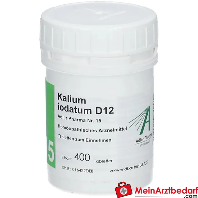 Adler Pharma Kalium iodatum D12 Tabletten 250 mg (Dr. Schüßler Nr. 15)