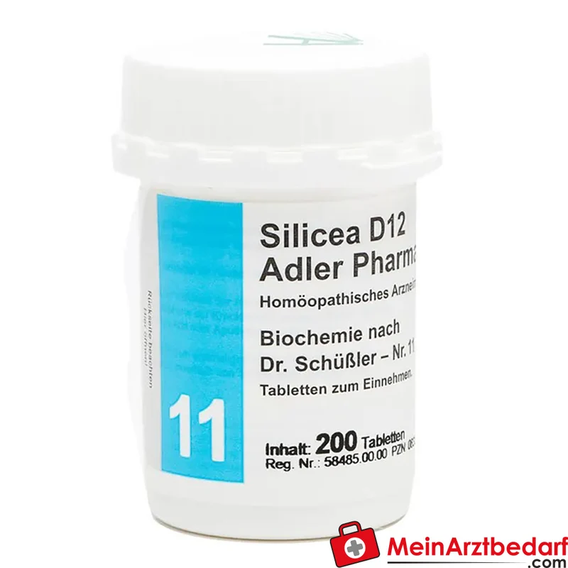 Adler Pharma Silicea D12 Acidum silicicum 250 mg Tabletten