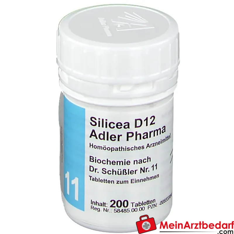 Adler Pharma Silicea D12 Acidum silicicum 250 mg Tabletten