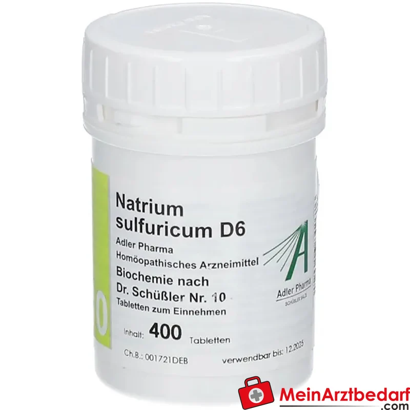 Adler Pharma Natrium sulfuricum D6 250 mg Tabletten