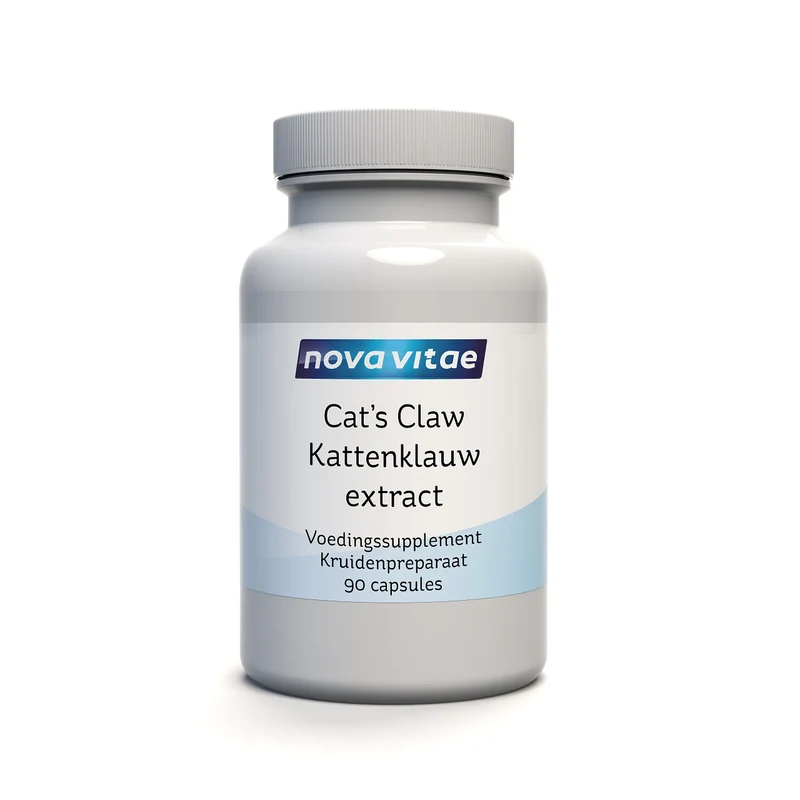 Nova Vitae Cats claw kattenklauw 500 mg 90 vcaps
