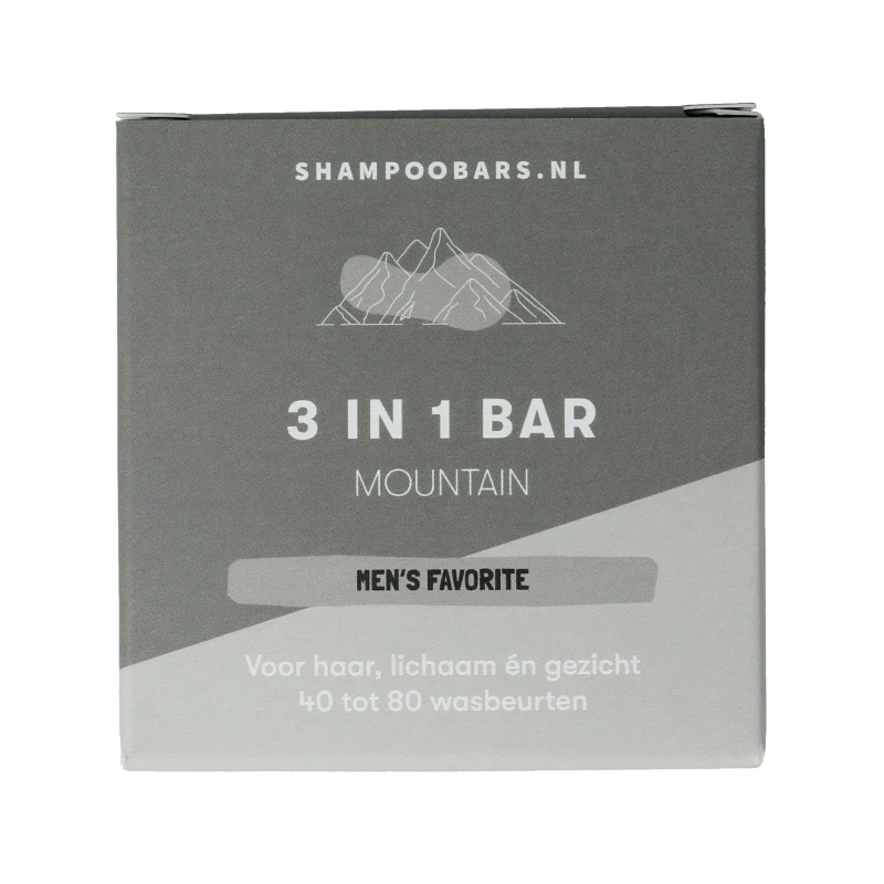 Shampoobars 3-in-1 Bar mountain 60 gram
