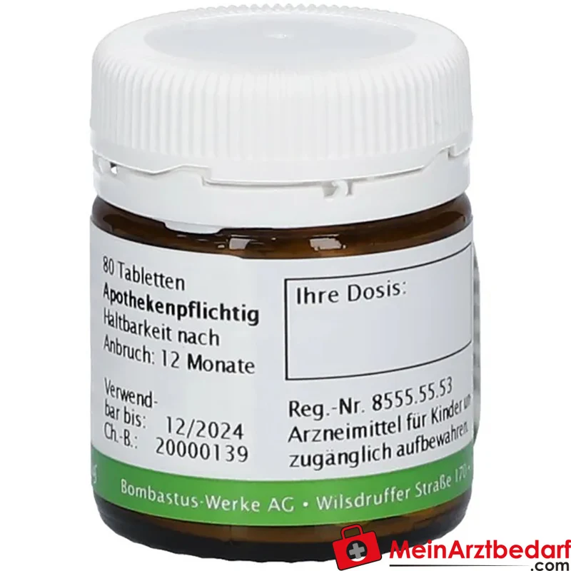 Bombastus Biochemie 11 Silicea D3 Tabletten Acidum silicicum D3 250 mg