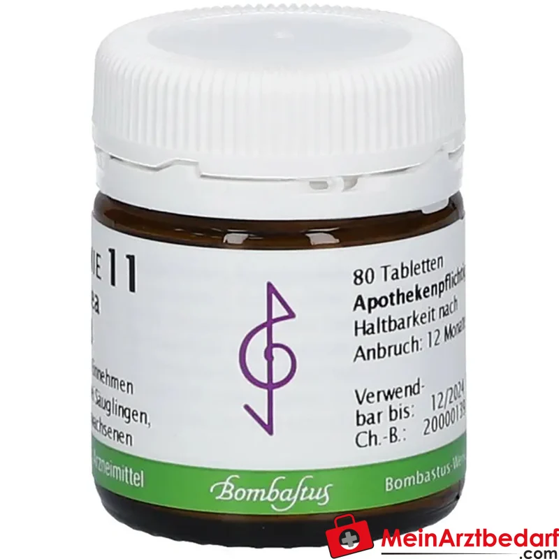 Bombastus Biochemie 11 Silicea D3 Tabletten Acidum silicicum D3 250 mg