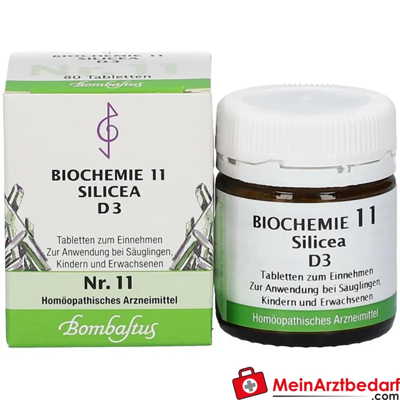 Bombastus Biochemie 11 Silicea D3 Tabletten Acidum silicicum D3 250 mg