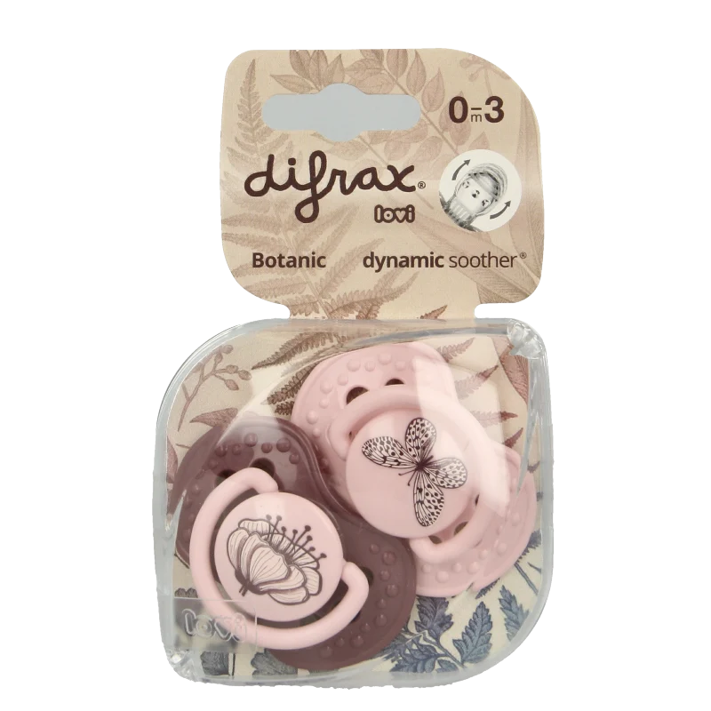 Difrax Lovi fopspeen botanic 0-3 maanden