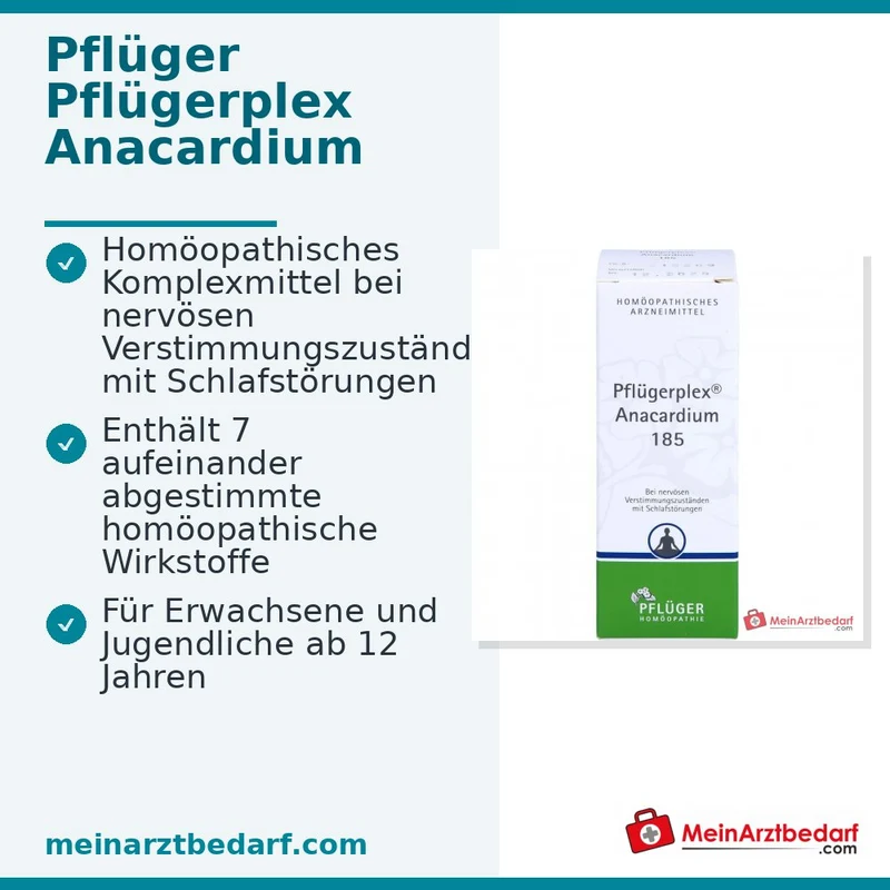 Pflügerplex Anacardium 185 homöopathische Tropfen