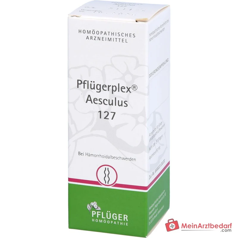 Pflügerplex Aesculus 127 homöopathisches Arzneimittel Aesculus hippocastanum, Carbo animalis, Scrophularia nodosa