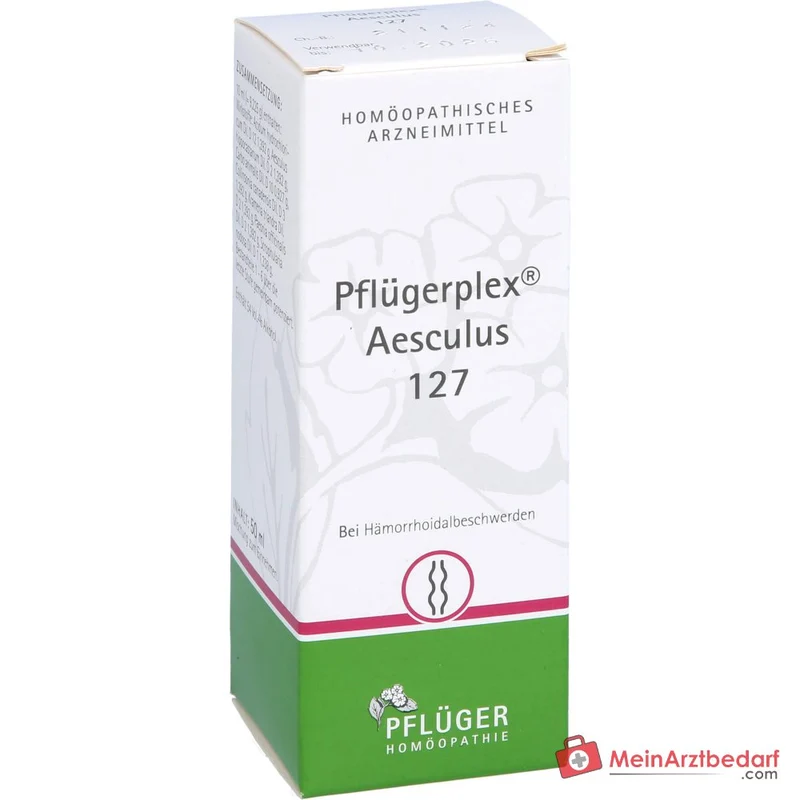 Pflügerplex Aesculus 127 homöopathisches Arzneimittel Aesculus hippocastanum, Carbo animalis, Scrophularia nodosa
