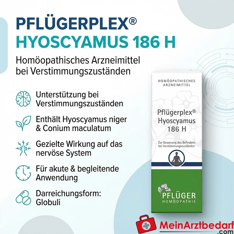 Pflügerplex Hyoscyamus 186 H homöopathisches Arzneimittel Globuli