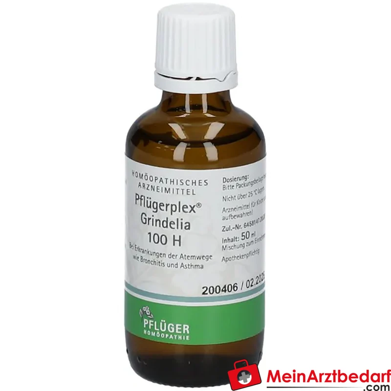 Pflügerplex Grindelia 100 H homöopathisches Arzneimittel Tropfen