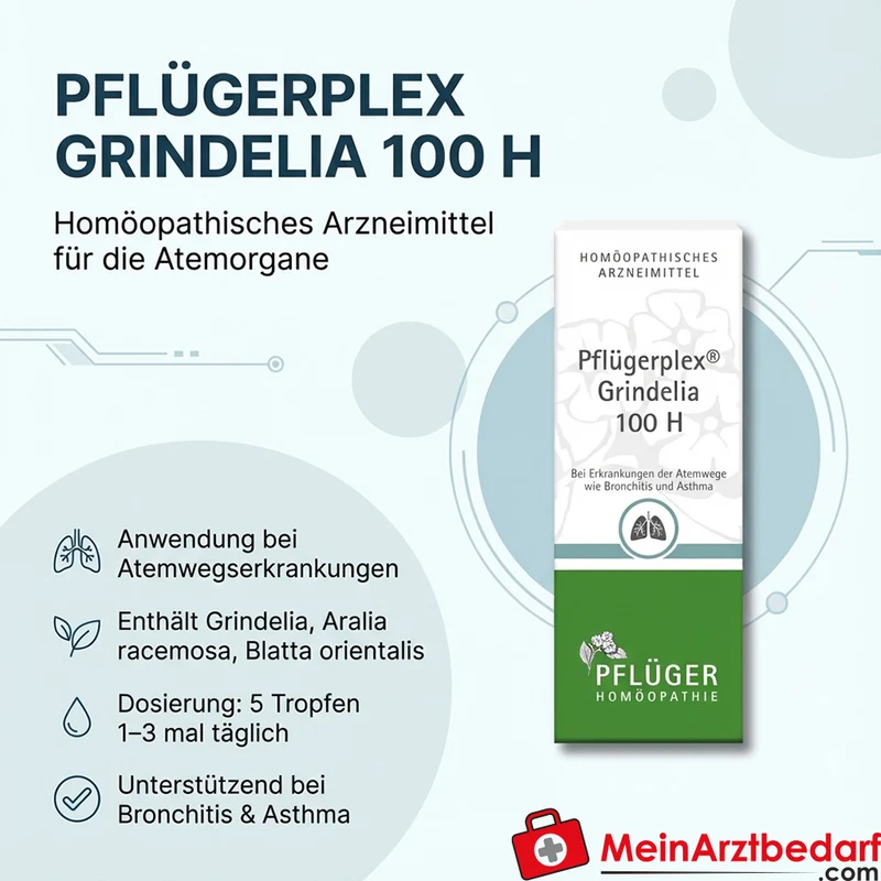 Pflügerplex Grindelia 100 H homöopathisches Arzneimittel Tropfen