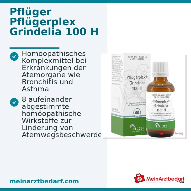 Pflügerplex Grindelia 100 H homöopathisches Arzneimittel Tropfen