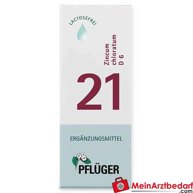 Biochemie Pflüger Nr. 21 Zincum chloratum D6 Tropfen, 30 ml