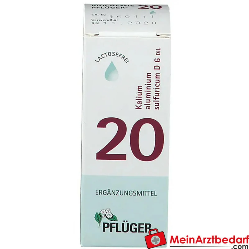 Biochemie Pflüger Nr.20 Kalium aluminium sulfuricum D6 Tropfen