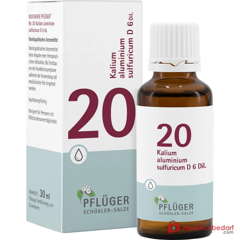Biochemie Pflüger Nr.20 Kalium aluminium sulfuricum D6 Tropfen