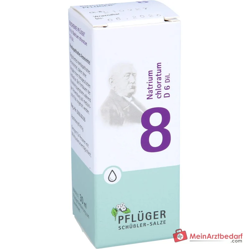 Biochemie Pflüger Nr. 8 Natrium chloratum D6 Tropfen 1000 mg