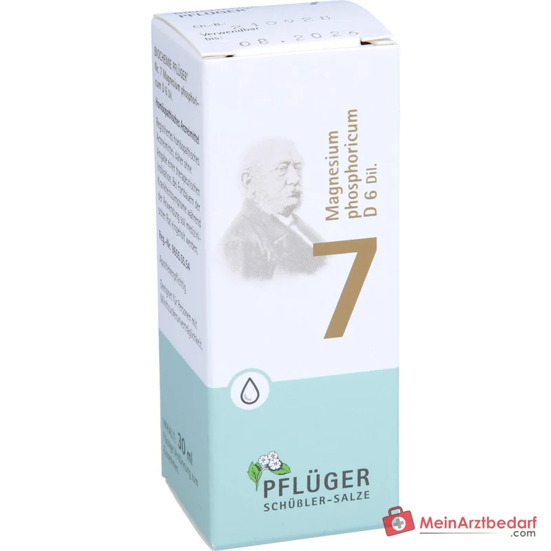 Biochemie Pflüger Nr. 7 Magnesium phosphoricum D6 Tropfen 30 ml