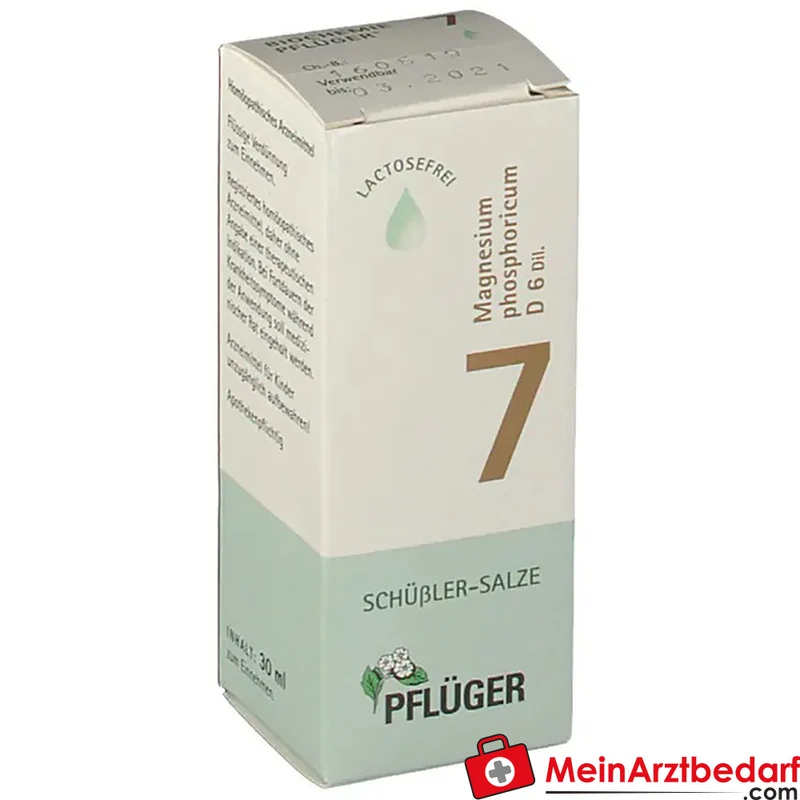 Biochemie Pflüger Nr. 7 Magnesium phosphoricum D6 Tropfen 30 ml