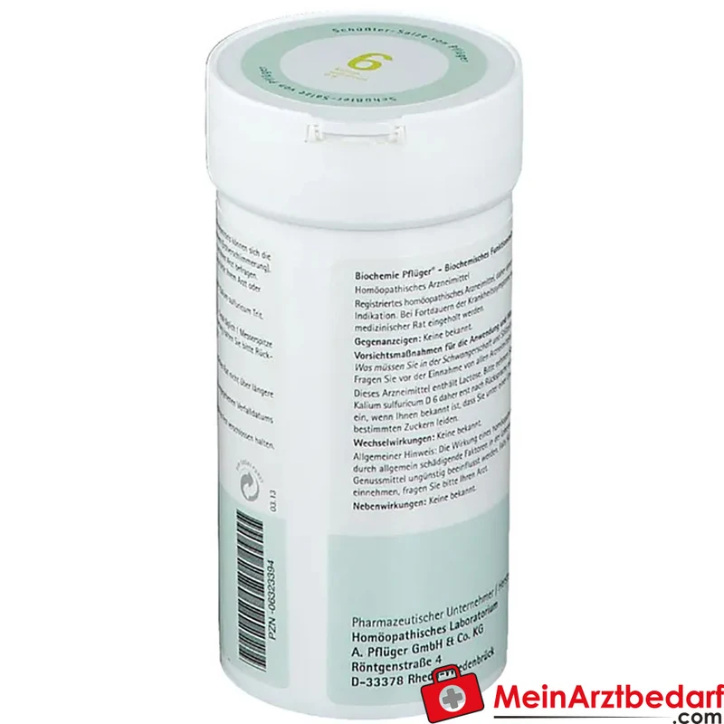 Biochemie Pflüger® Schüßler-Salz Nr. 6 Kalium sulfuricum D6 Pulver 100 g