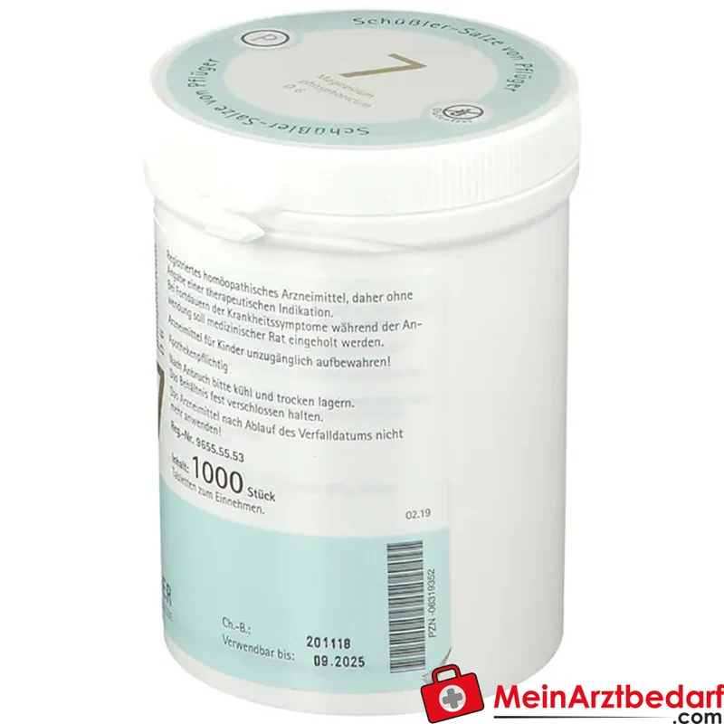Biochemie Pflüger Nr. 7 Magnesium phosphoricum D6 250 mg Tabletten