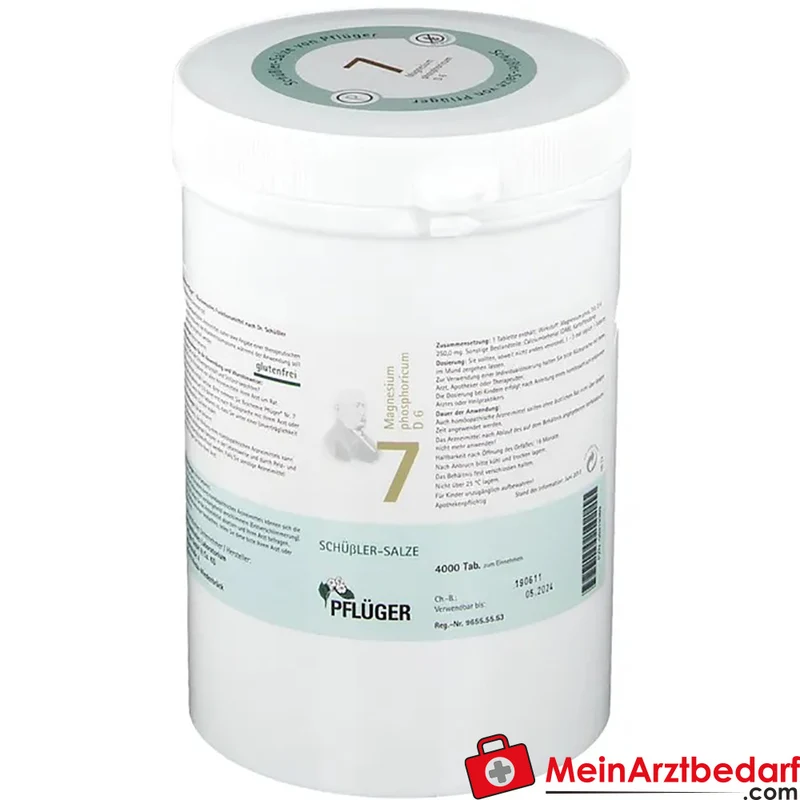 Biochemie Pflüger Nr. 7 Magnesium phosphoricum D6 250 mg Tabletten