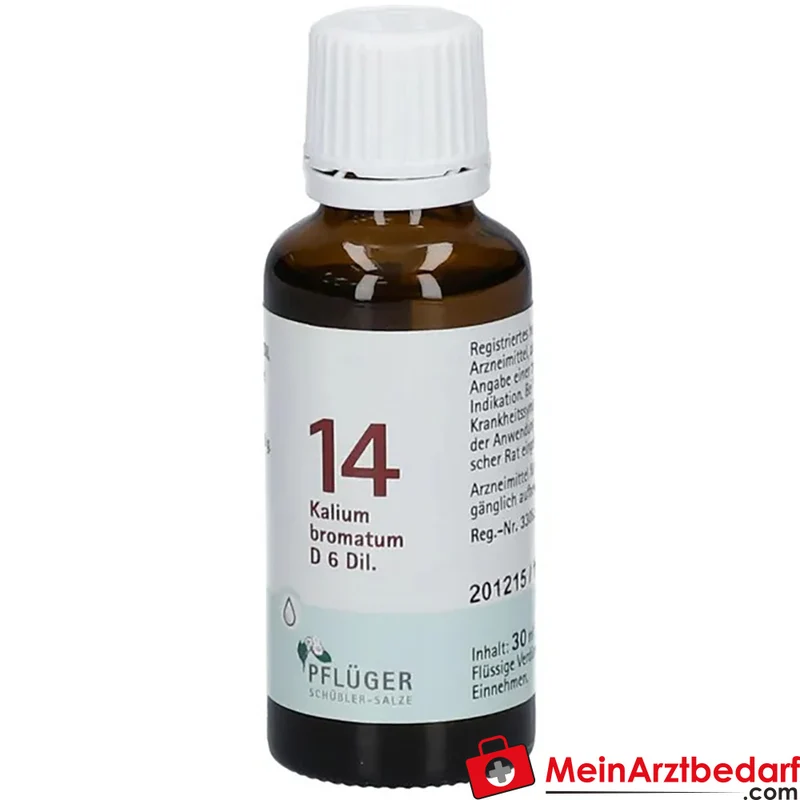 Biochemie Pflüger 14 Kalium bromatum D6 Tropfen 1000 mg