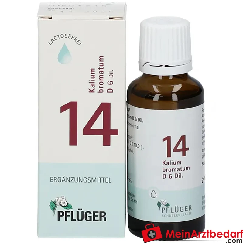 Biochemie Pflüger 14 Kalium bromatum D6 Tropfen 1000 mg