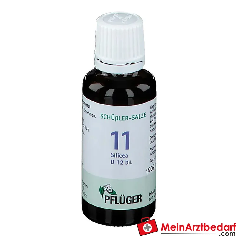 Biochemie Pflüger Silicea D12 Tropfen 1000 mg (Acidum silicicum D12)