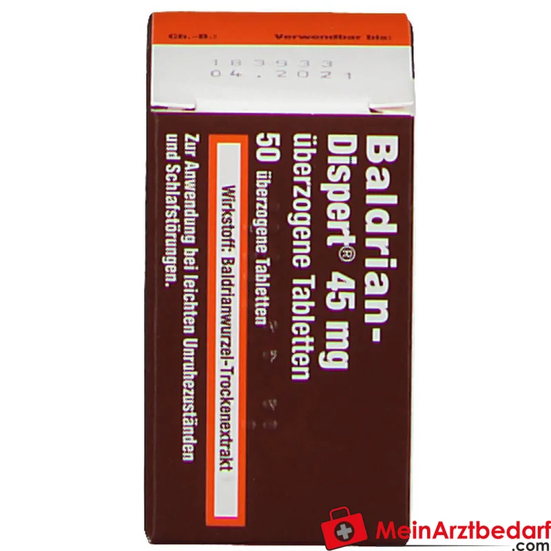 Baldrian Dispert 45 mg überzogene Tabletten, 100 Stk.